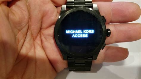 michael kors access smartwatch reset|michael kors access touchscreen smartwatch.